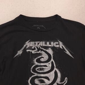 Metallica Band Crew Neck Graphic Short Sleeve T Shirt Mens Size Medium M Black